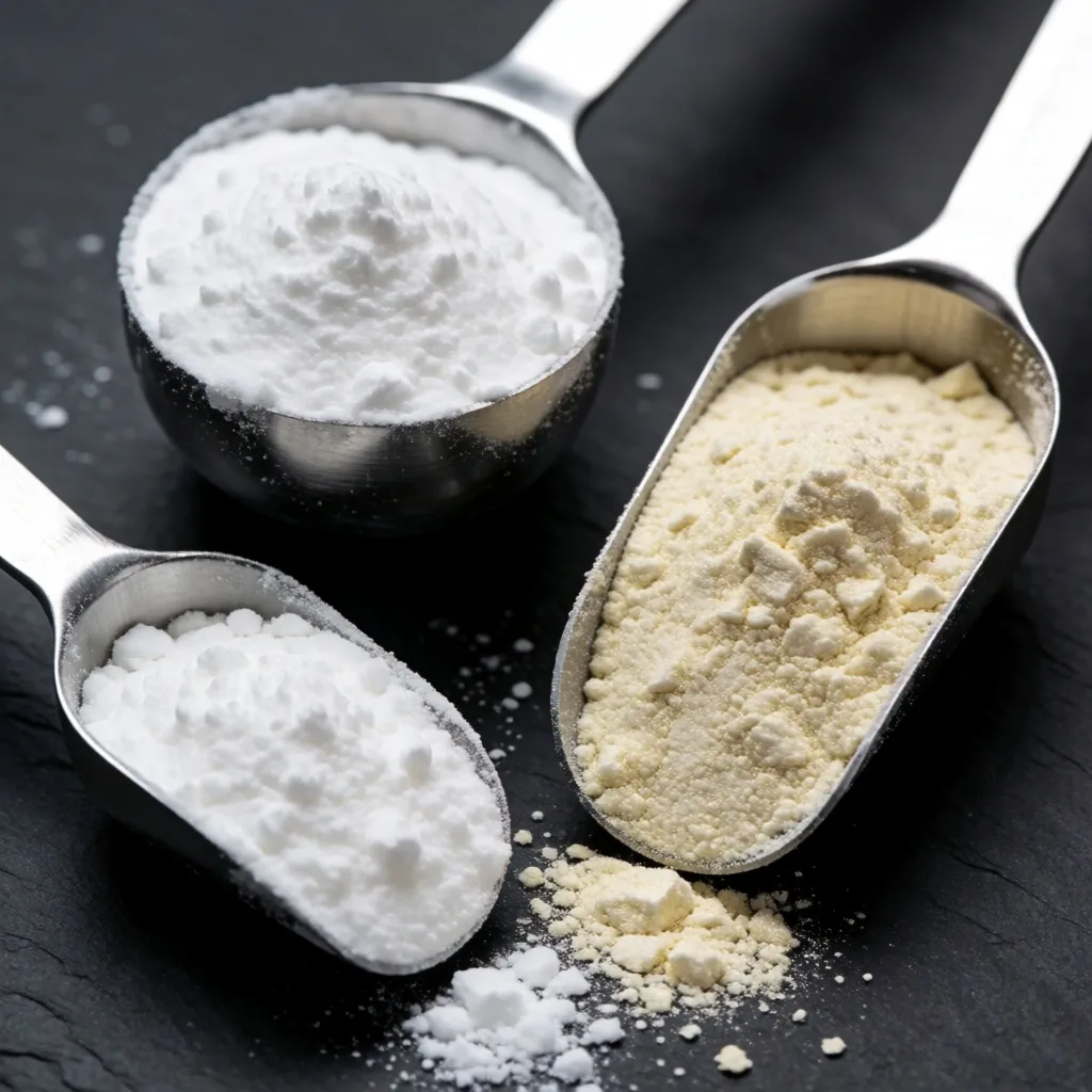 Pure vitamin powders without artificial additives