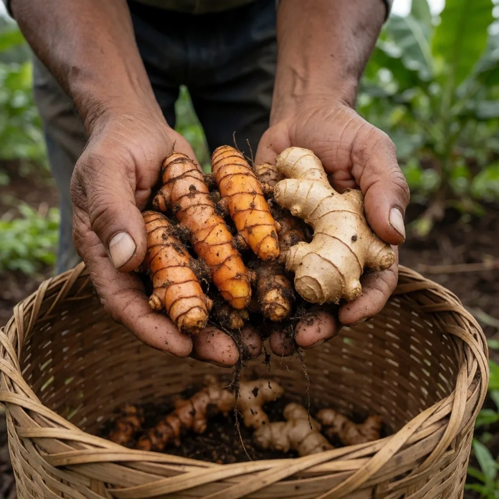 Sourcing raw herbal ingredients in Indonesian highlands