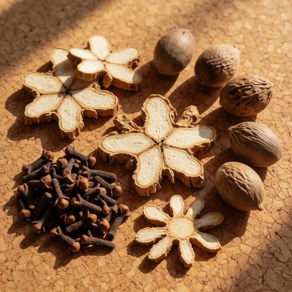 Dried Indonesian botanical specimens